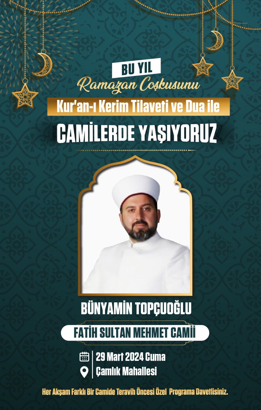 Fatih Sultan Mehmet Camii (Bünyamin Topçuoğlu)