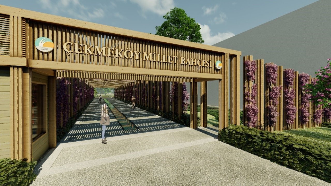 Belediye Önü Millet Bahçesi Yapım Projesi